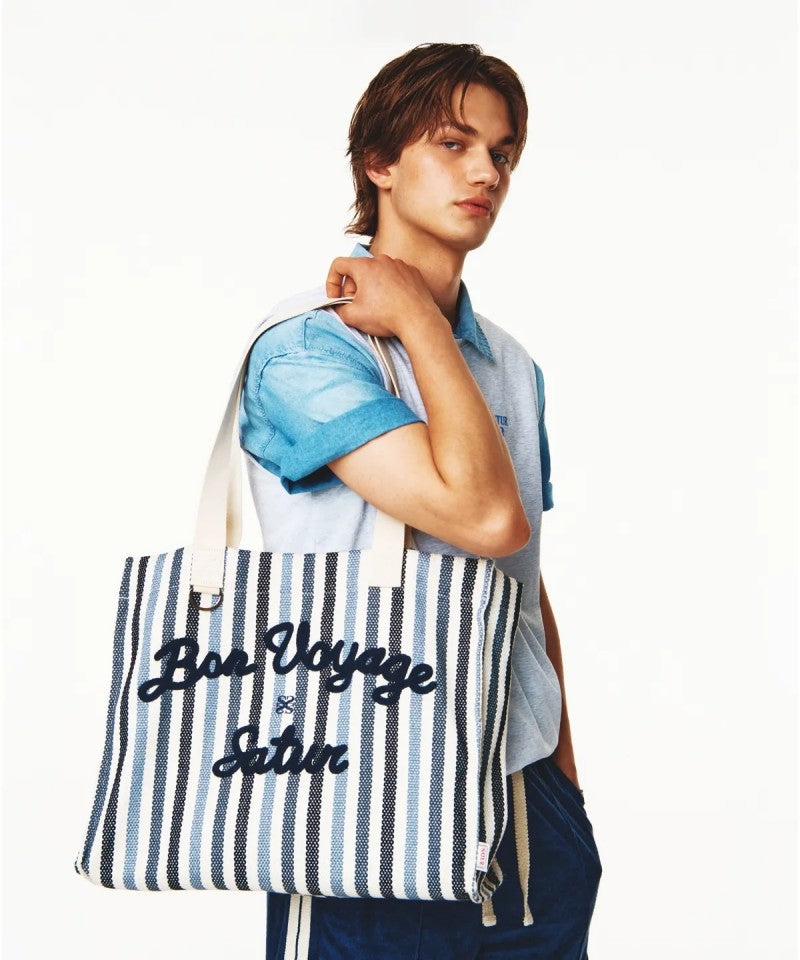 【WE ARE】韓國Satur休閒單肩購物袋SA255WAB06