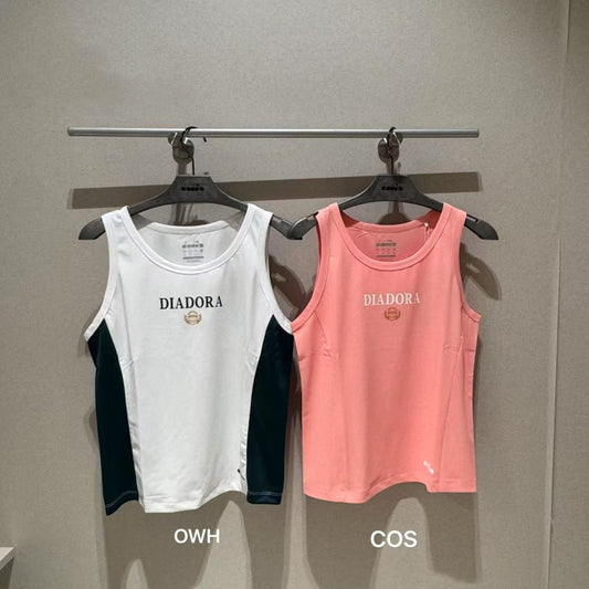 女款【WE ARE】韓國Diadora 拼色運動背心D5322TSL05