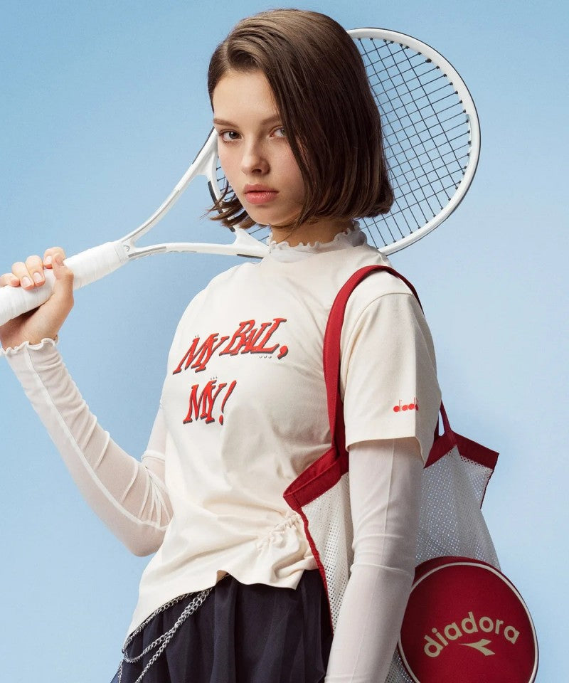 DIA折扣款  女款【WE ARE】韓國Diadora短袖T恤D5222TRS92