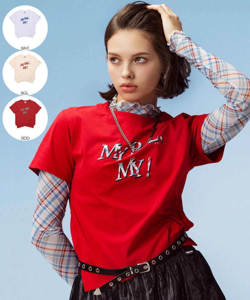 DIA折扣款  女款【WE ARE】韓國Diadora短袖T恤D5222TRS92