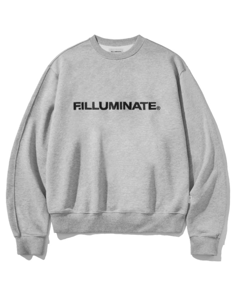 【WE ARE】韓國FILLUMINATE圓領字母大學T衛衣FBEFUTM004
