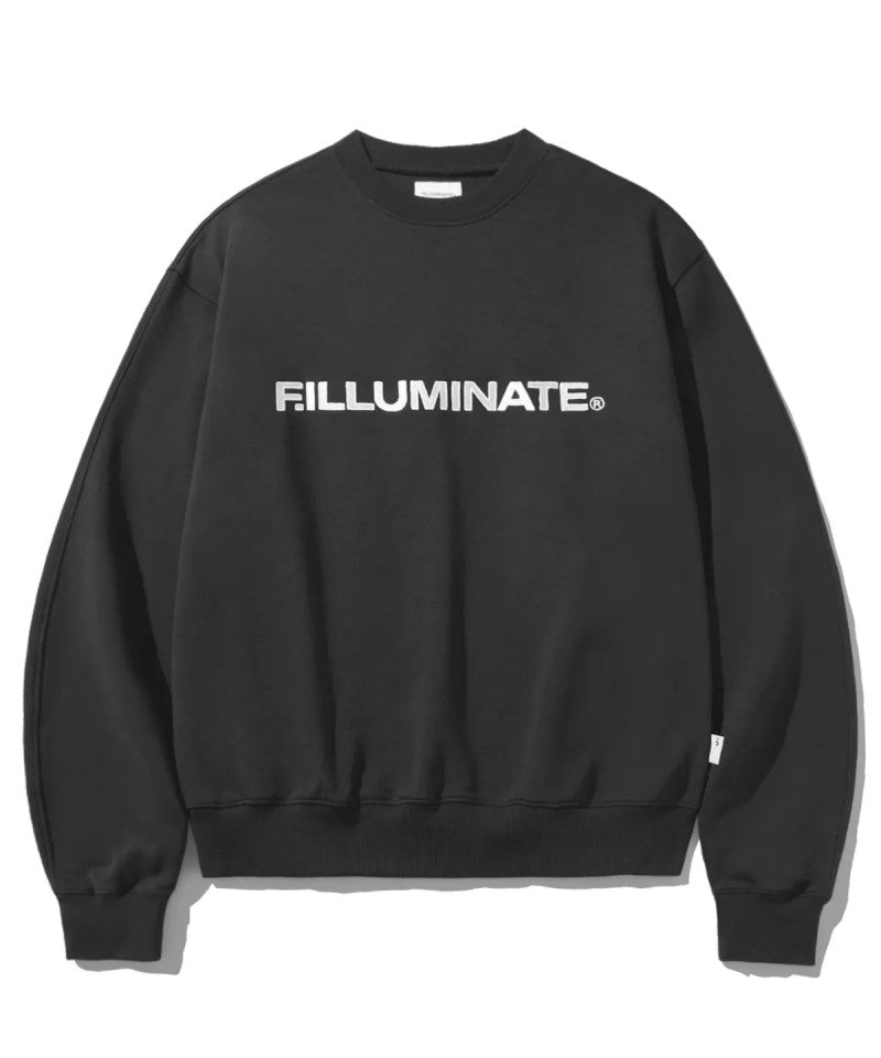 【WE ARE】韓國FILLUMINATE圓領字母大學T衛衣FBEFUTM004