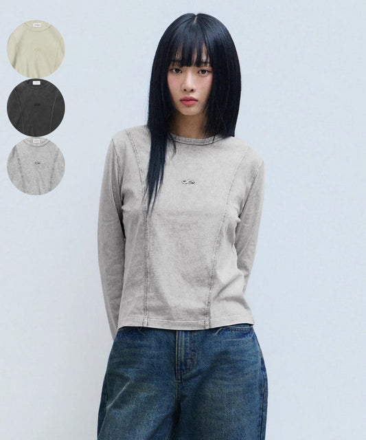 女款【WE ARE】韓國FILLUMINATE 刷舊馬甲線上衣 FBEFWLS001