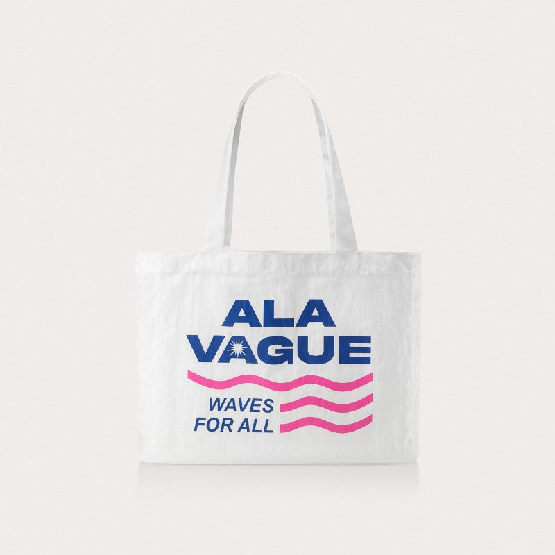 【WE ARE】韓國ALAVAGUE休閒手提包購物袋웨이브 에코백 L