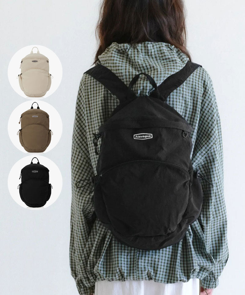 【WE ARE】韓國ALAVAGUE休閒雙肩背包클램 패커블 백팩