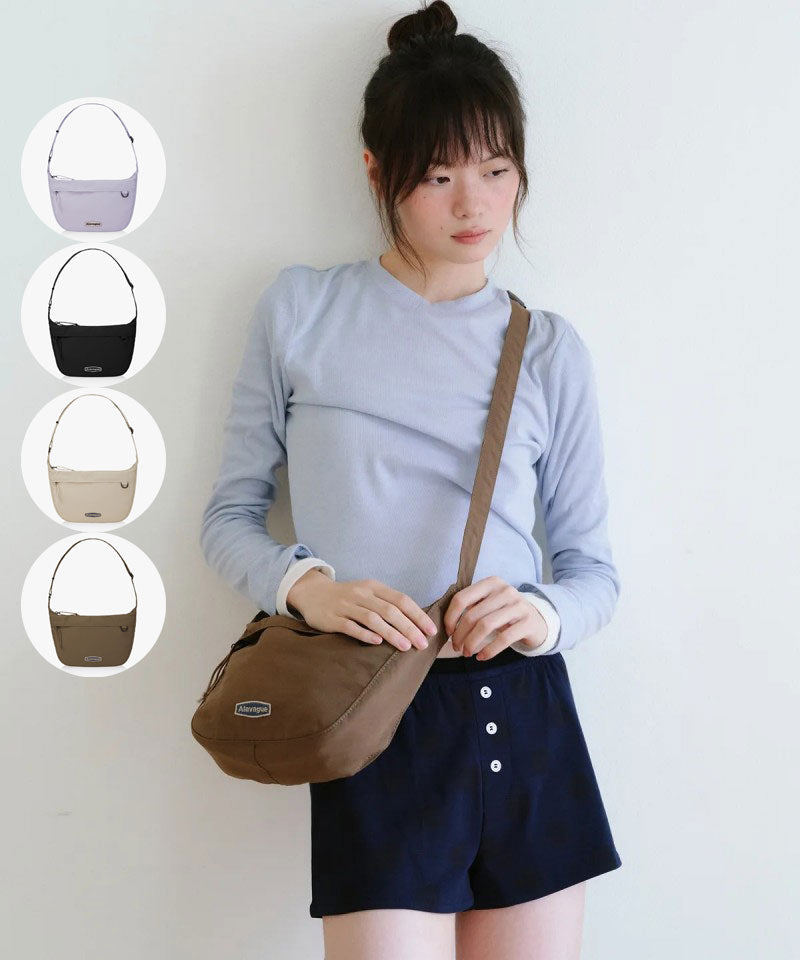 【WE ARE】韓國ALAVAGUE休閒單肩斜挎包클램 패커블 크로스 S