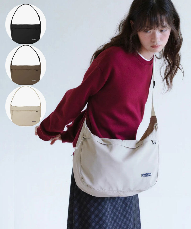 【WE ARE】韓國ALAVAGUE休閒單肩斜挎包클램 패커블 크로스 M