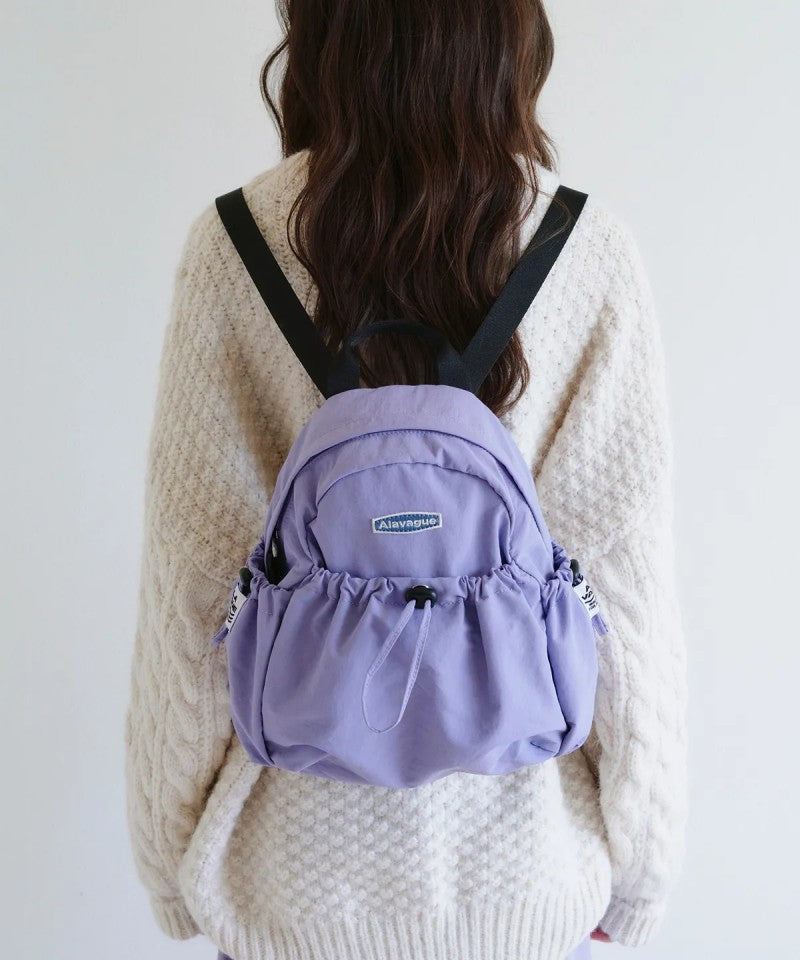 【WE ARE】韓國ALAVAGUE休閒雙肩背包듀공백 S