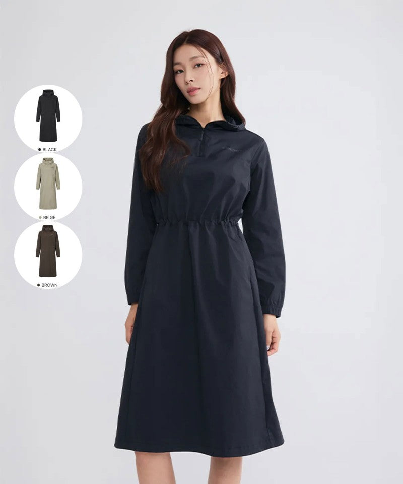 *Dis特價款* 女款【WE ARE】韓國Discovery連帽風衣連衣裙DWOP41054