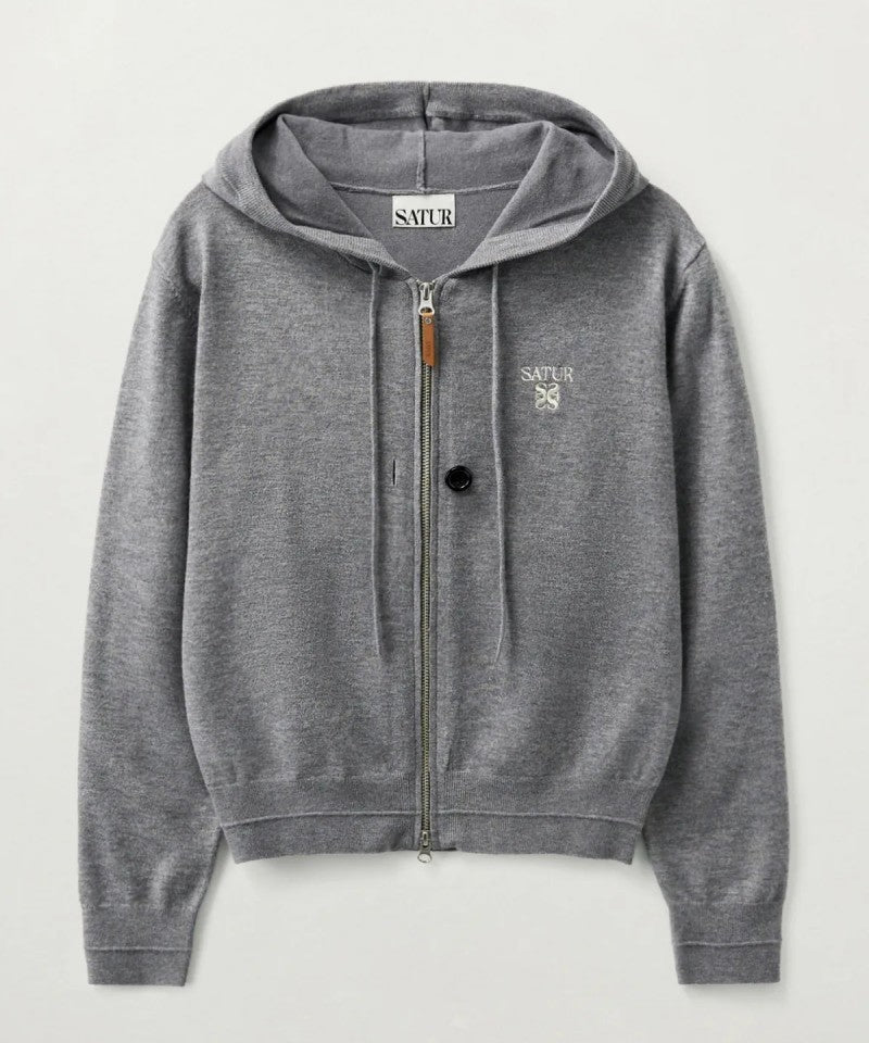 女款【WE ARE】韓國Satur休閒連帽拉鏈外套SA253WKC01