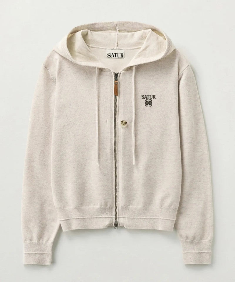 女款【WE ARE】韓國Satur休閒連帽拉鏈外套SA253WKC01