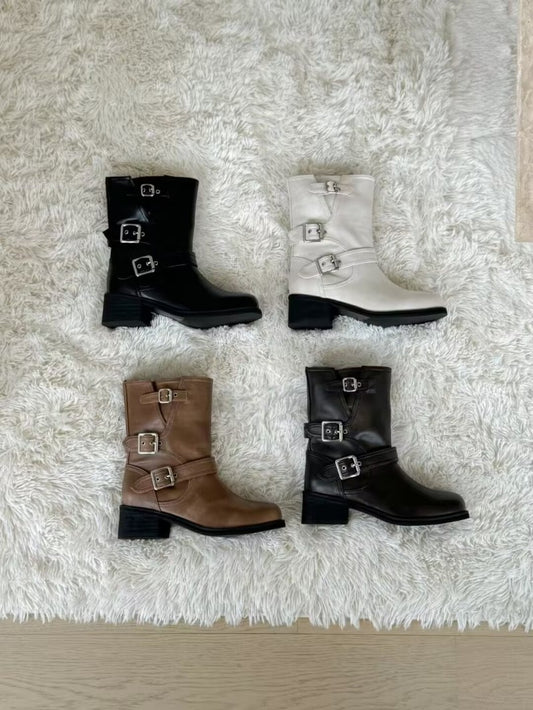 大茜選品【WE ARE】韓國東大門HS時尚靴子Y0255