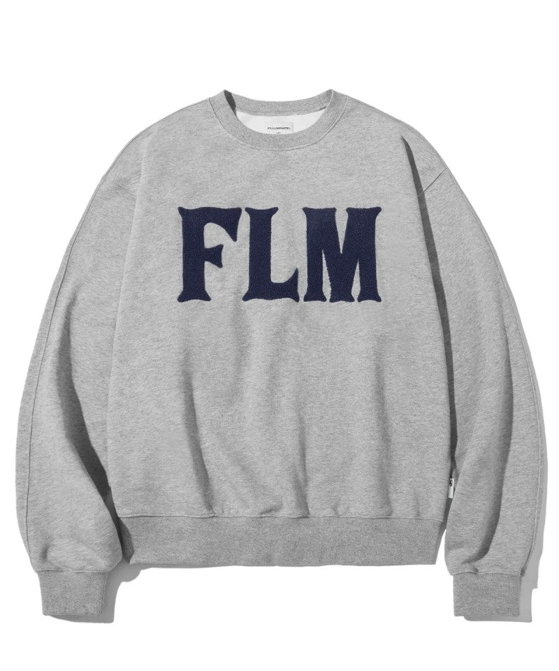 男女同款【WE ARE】韓國FILLUMINATE圓領大學T衛衣FBEFUTM002