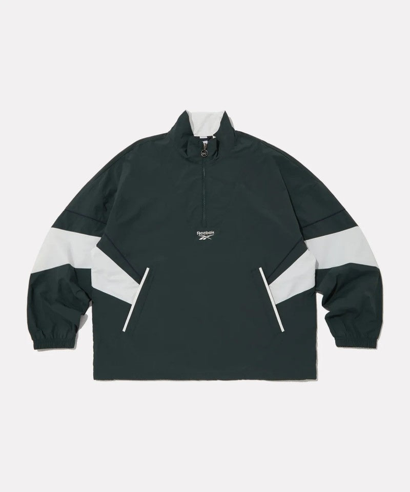 男款【WE ARE】韓國reebok半拉鏈撞色翻領上衣 REJU5FA14
