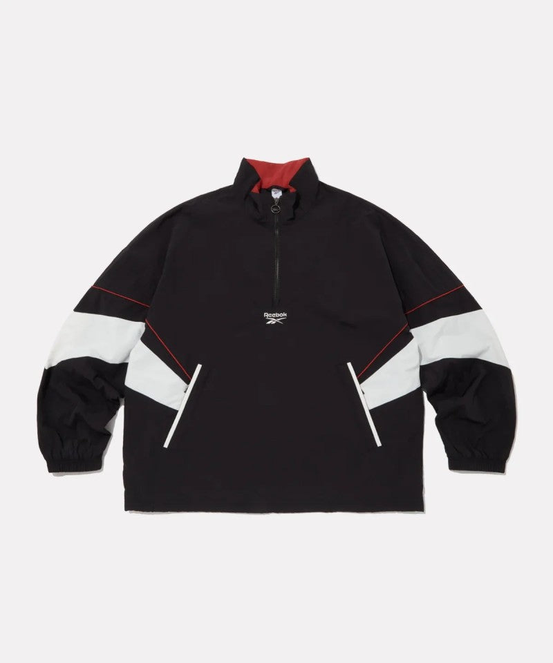 男款【WE ARE】韓國reebok半拉鏈撞色翻領上衣 REJU5FA14