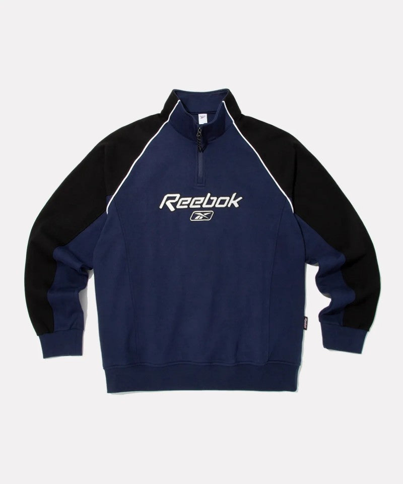 【WE ARE】韓國reebok休閒半拉鏈領大學T衛衣RETS5FM23