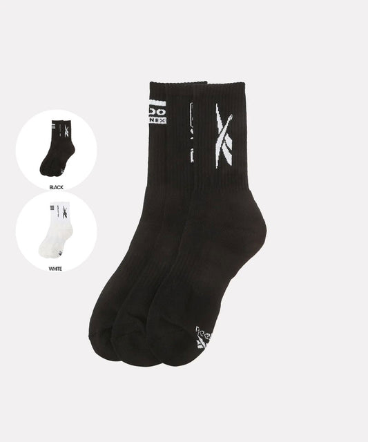 3PACK【WE ARE】韓國reebok休閒棉襪RESS5FY01