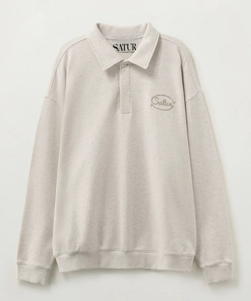 【WE ARE】韓國Satur休閒翻領大學T衛衣SA253UTM07