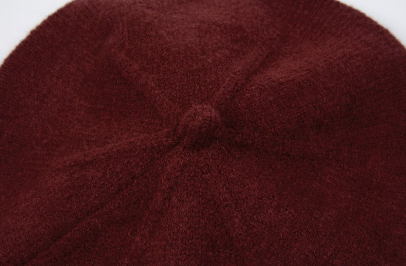 【WE ARE】韓國Leterie 10%羊毛貝雷帽LRLABELKNITBERET