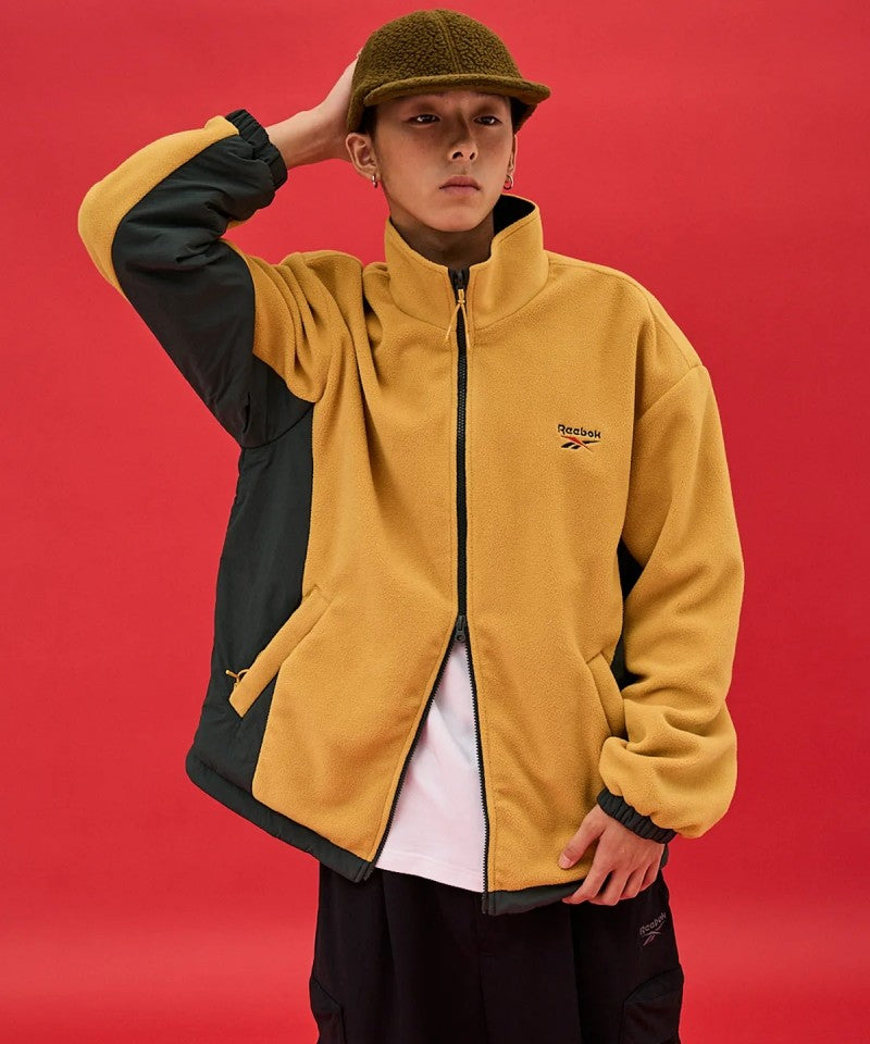 男款【WE ARE】韓國reebok休閒雙面拉鏈外套REJU5FZ40