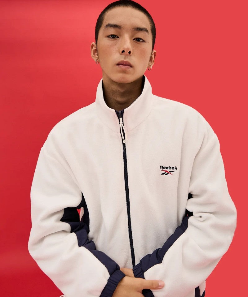 男款【WE ARE】韓國reebok休閒雙面拉鏈外套REJU5FZ40