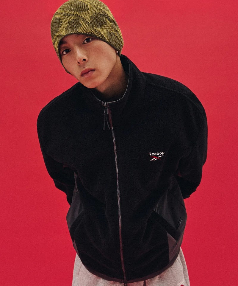 男款【WE ARE】韓國reebok休閒雙面拉鏈外套REJU5FZ40