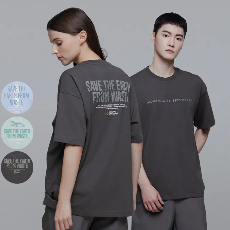 NA折扣款 男女同款【WE ARE】韓國NG國家地理代購短袖T恤N242UTS270