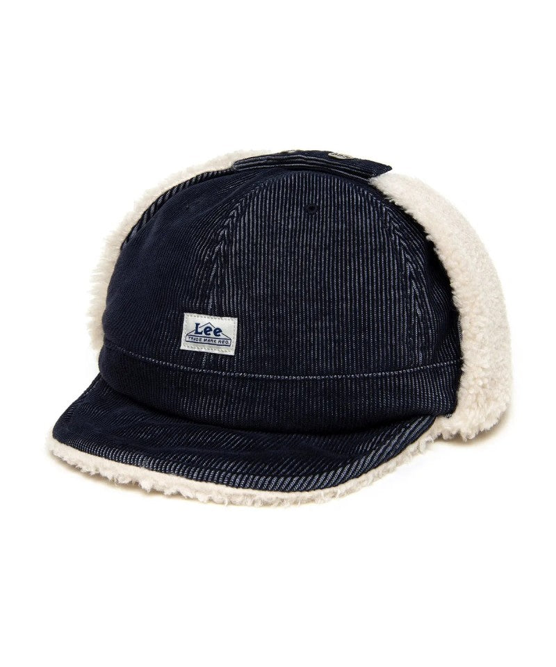 【WE ARE】韓國LEE 燈芯絨羊羔毛護耳帽 LE2504CA31