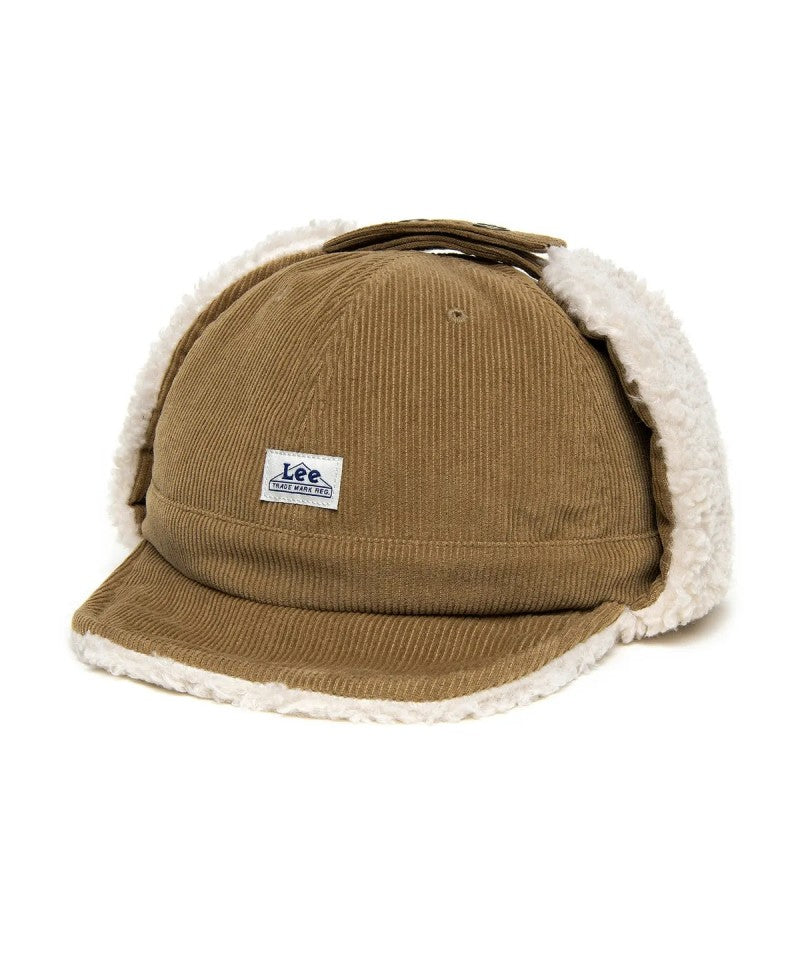 【WE ARE】韓國LEE 燈芯絨羊羔毛護耳帽 LE2504CA31