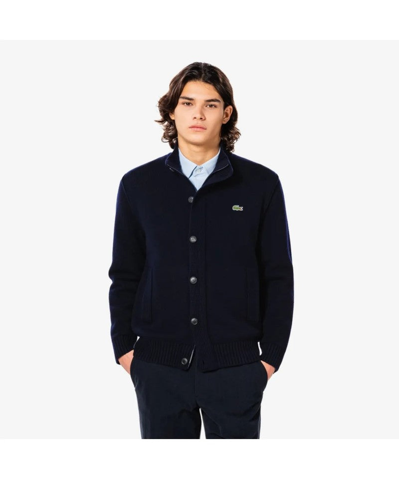 男款【WE ARE】韓國LACOSTE鱷魚針織開衫AH801E55N