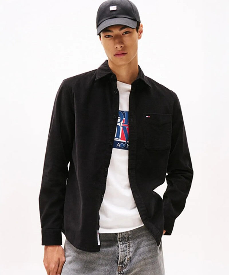男款【WE ARE】韓國TOMMY JEANS 燈芯絨襯衫 T32F7WSH15TMT1