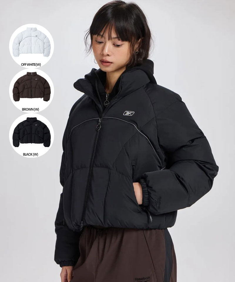 女款【WE ARE】韓國reebok 短版立領科技棉保暖外套 REJU5FP51