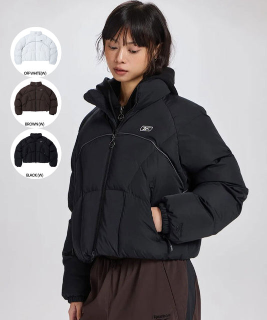 女款【WE ARE】韓國reebok 短版立領科技棉保暖外套 REJU5FP51