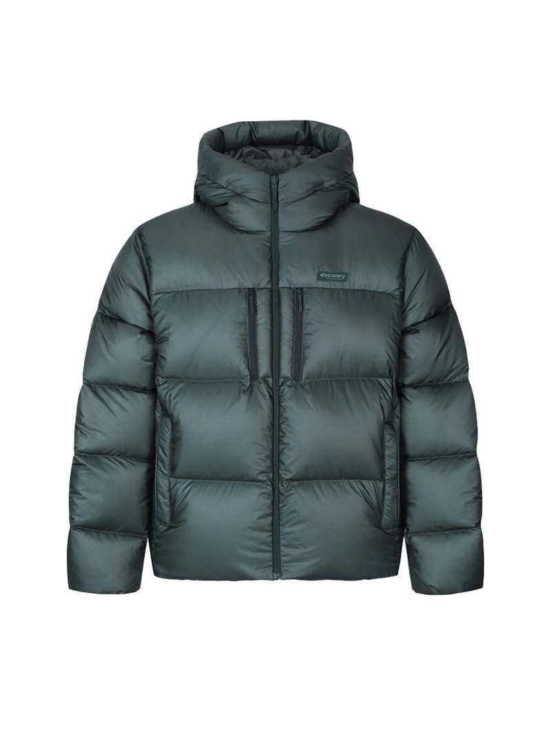 男款【WE ARE】韓國Discovery連帽鵝絨羽絨服DMDJ7G056