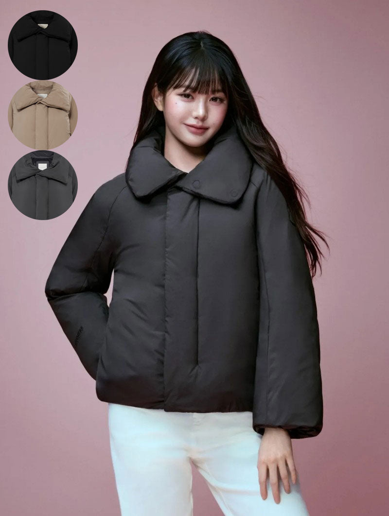 女款【WE ARE】韓國EIDER 立領（可翻領）cashmere鵝絨外套DWW25560