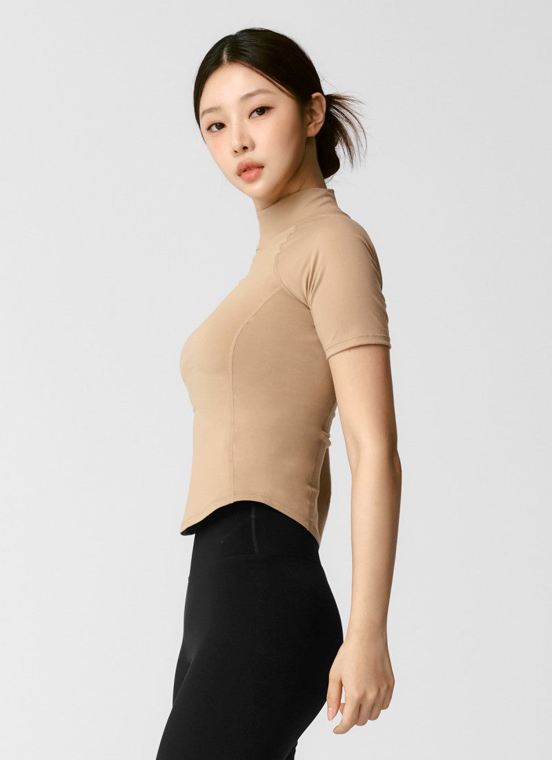 兩件＄1300！大茜選品【WE ARE】韓國Xexymix 女款立領短袖打底上衣 XWFST04J3