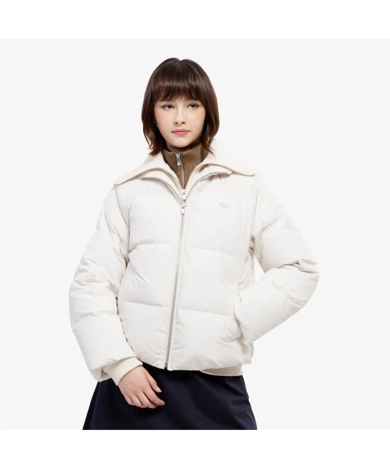 女款【WE ARE】韓國LACOSTE鱷魚鵝絨羽絨服外套BF653E55N