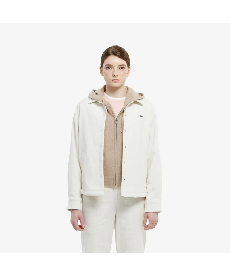 女款【WE ARE】韓國LACOSTE鱷魚休閒翻領外套CF112E55N