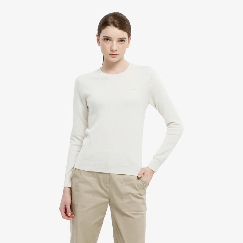 女款【WE ARE】韓國LACOSTE鱷魚羊毛上衣AF294E55N