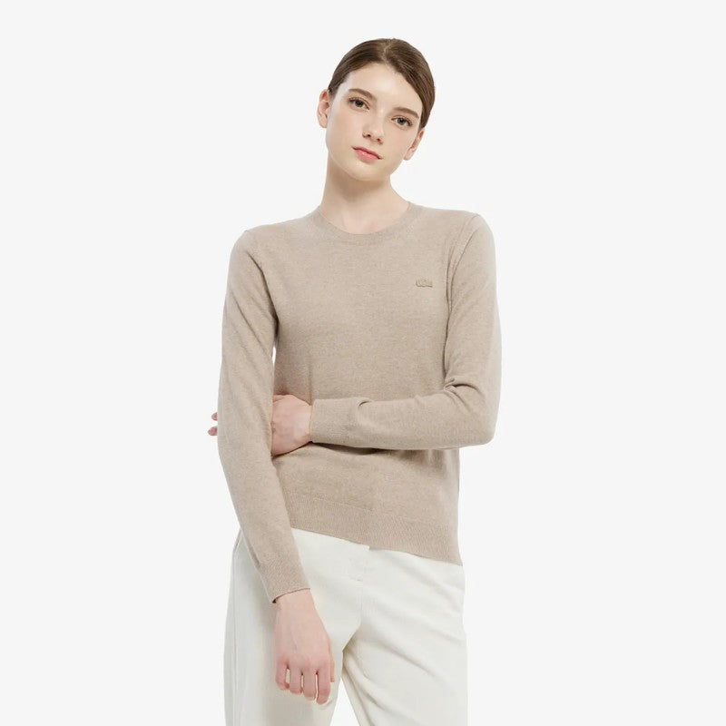 女款【WE ARE】韓國LACOSTE鱷魚羊毛上衣AF294E55N