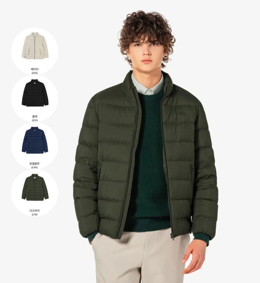 男款【WE ARE】韓國LACOSTE鱷魚鵝絨外套BH790E55N