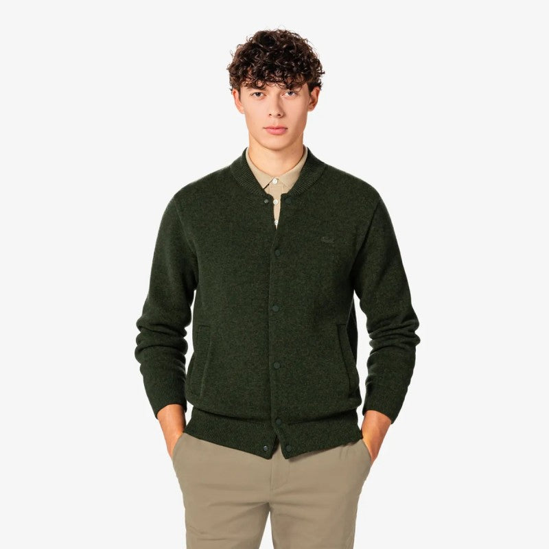 男款【WE ARE】韓國LACOSTE鱷魚羊毛外套AH331E55N