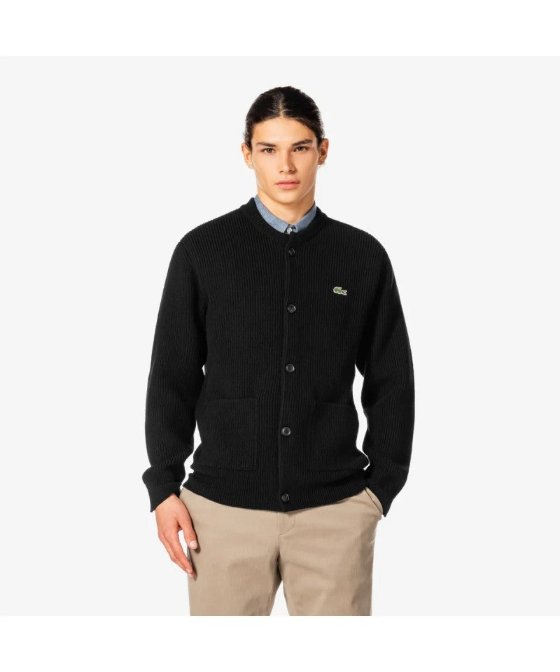 男款【WE ARE】韓國LACOSTE鱷魚針織開衫外套AH503E55N