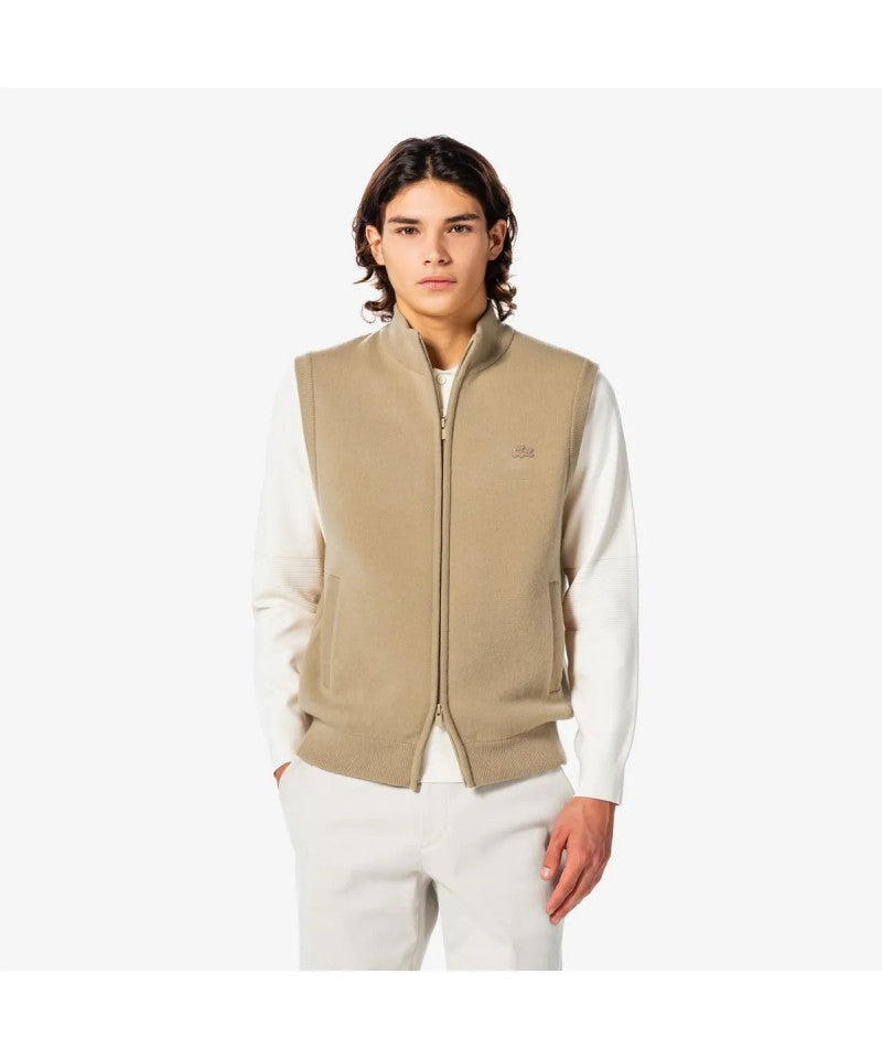 男款【WE ARE】韓國LACOSTE鱷魚針織無袖外套馬夾AH476E55N