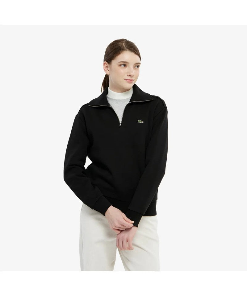 女款【WE ARE】韓國LACOSTE鱷魚半拉鏈領上衣SF286E55N