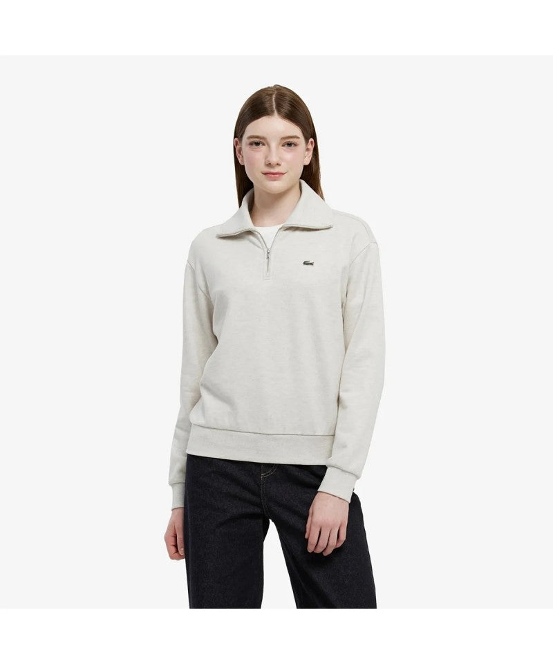 女款【WE ARE】韓國LACOSTE鱷魚半拉鏈領上衣SF286E55N