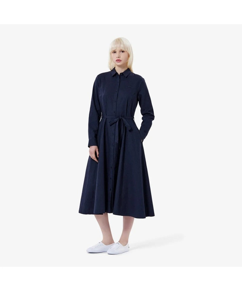 女款【WE ARE】韓國LACOSTE鱷魚係腰連衣裙EF996E55N