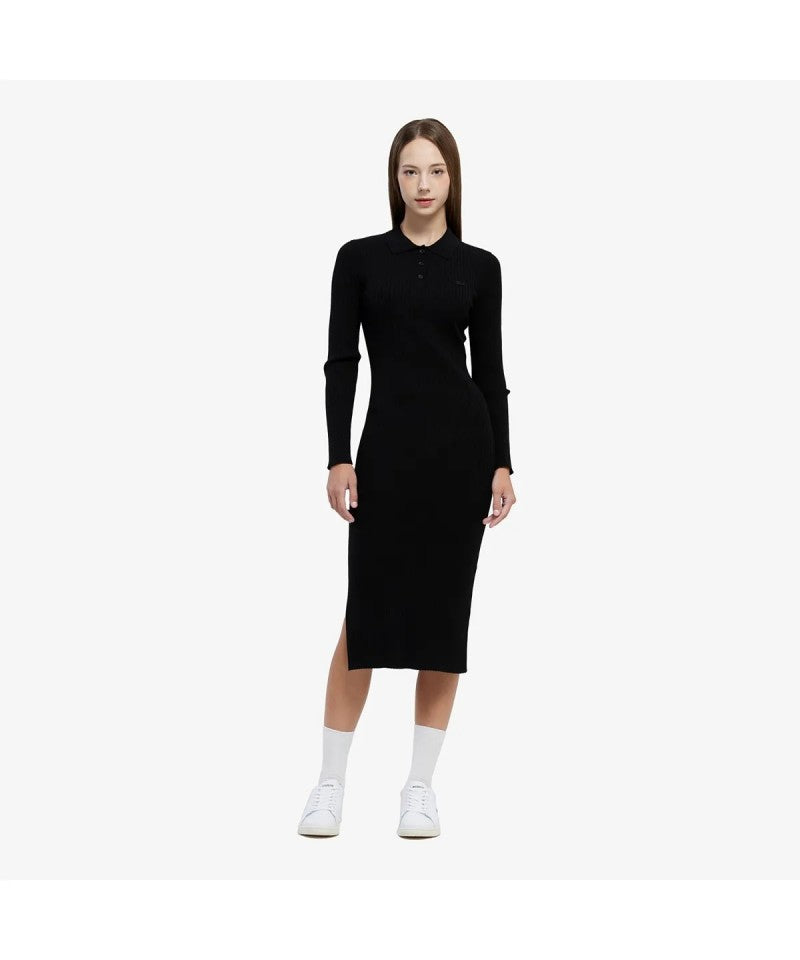 女款【WE ARE】韓國LACOSTE鱷魚針織連衣裙EF997E55N