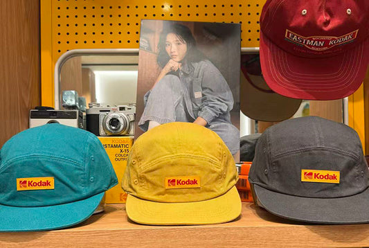 【WE ARE】韓國KODAK柯達 休閒棒球帽平沿帽K6343LCP64