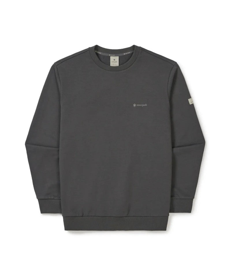 男款【WE ARE】韓國snow peak雪峰手臂布標大學T S26SMFHT50